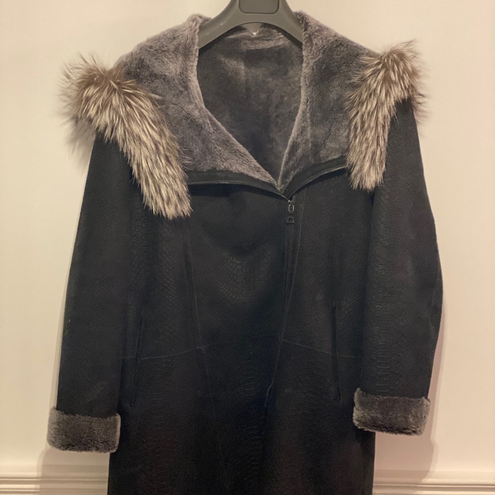 Shearling Ladies Coat